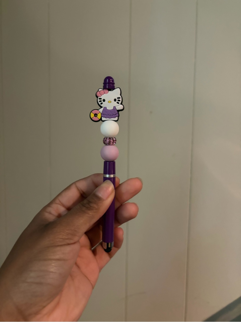 Hello Kitty Purple Character Stylus Pen